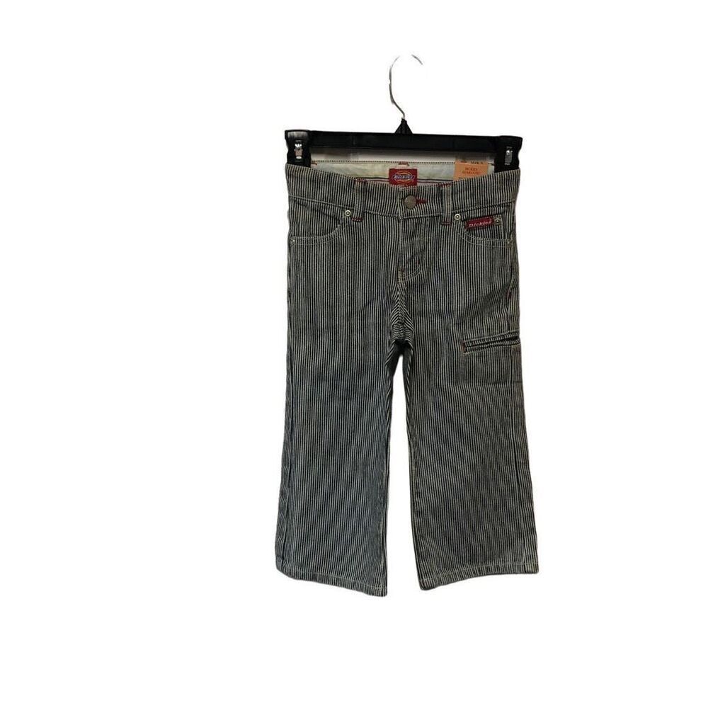 Dickies Hickory Stripe Rail Road Jeans Size 5 Youth NWT Vintage